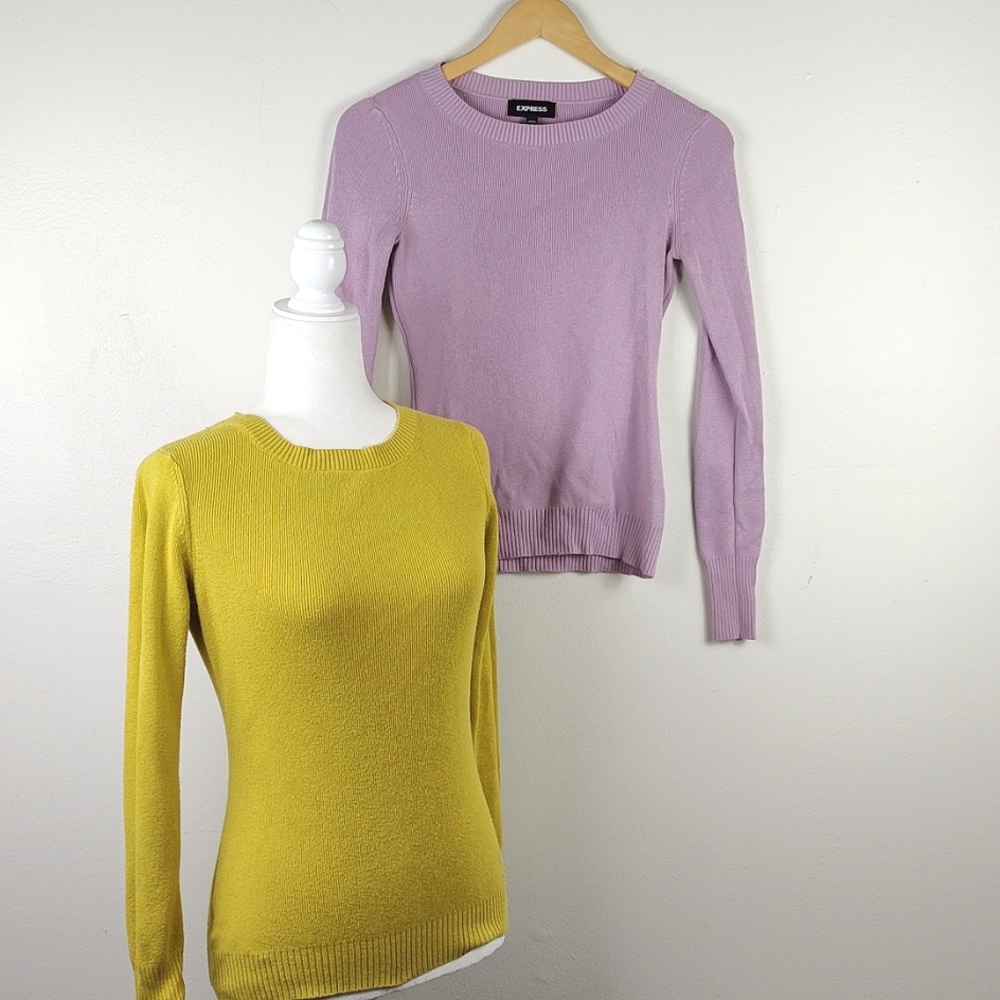Express sweater bundle 2 sweaters. size small